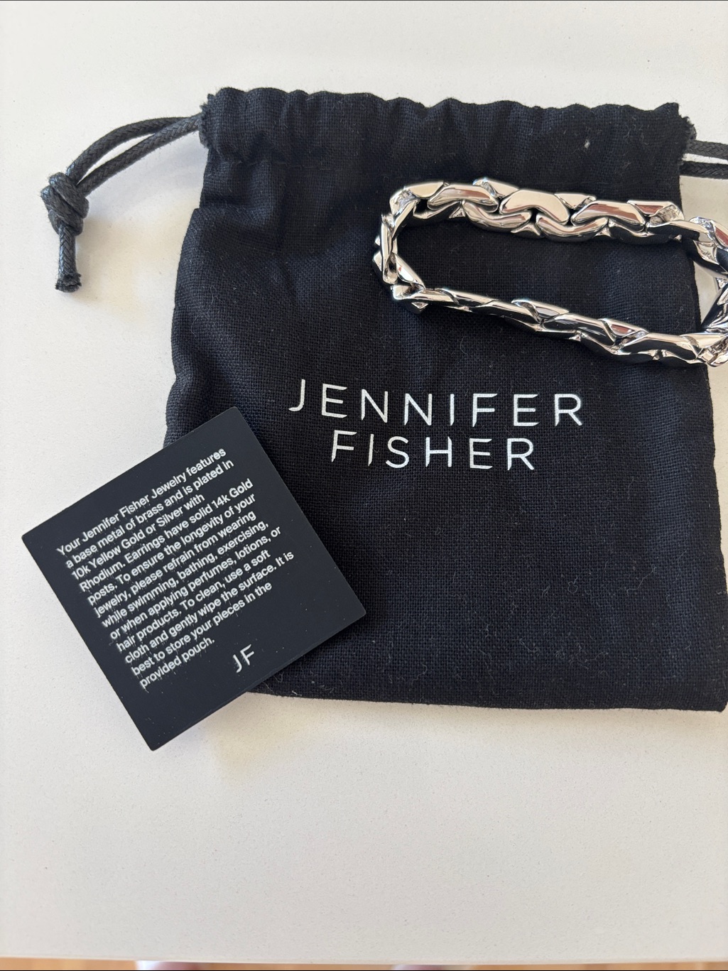 Jennifer Fisher Silver Polished Link Bracelet — image 4 of 4